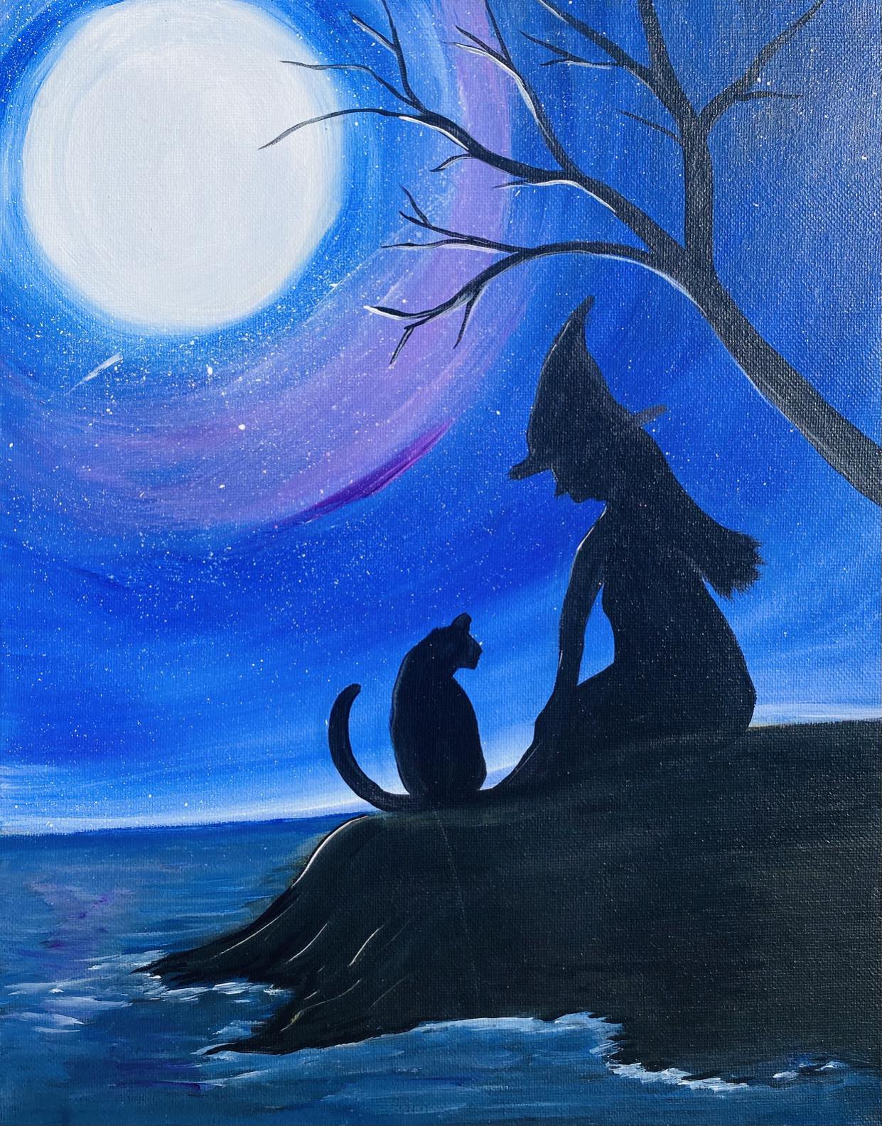 Witch & Cat Conversation