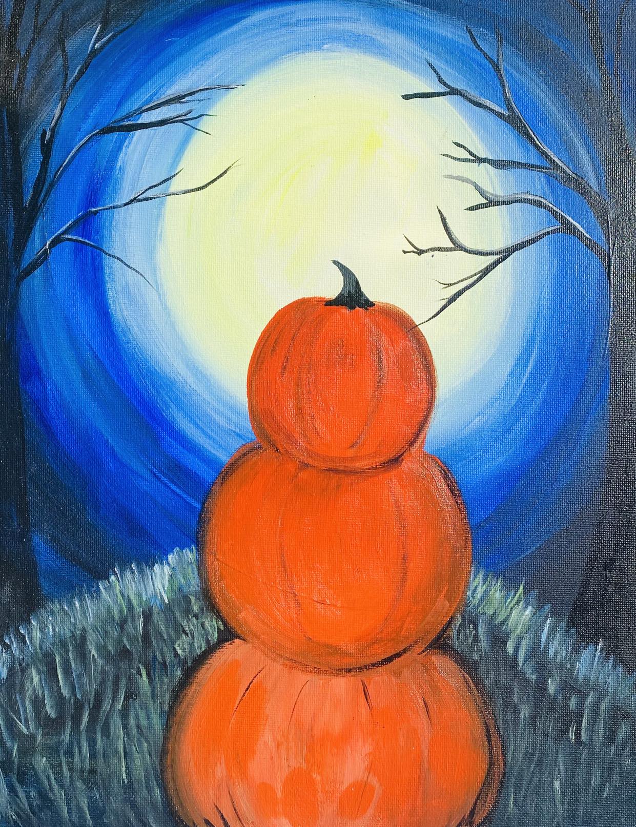 Stack of Pumpkins Halloween