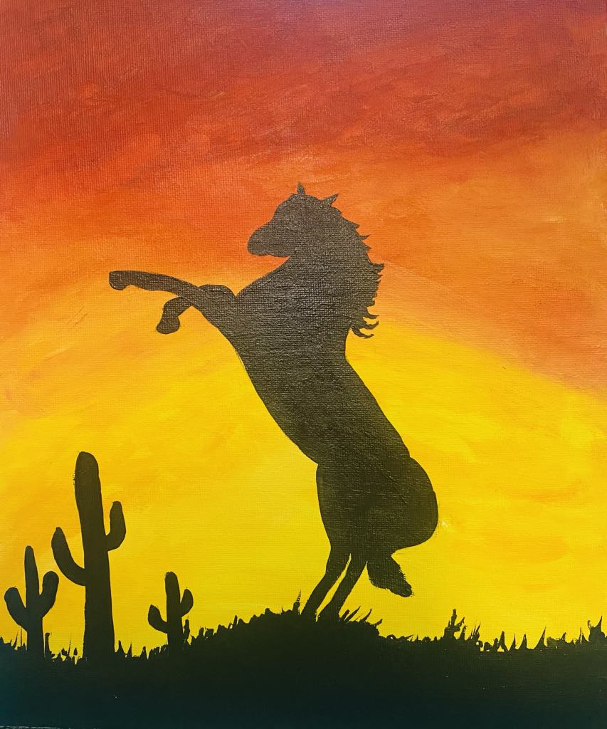 Silhouette Horse