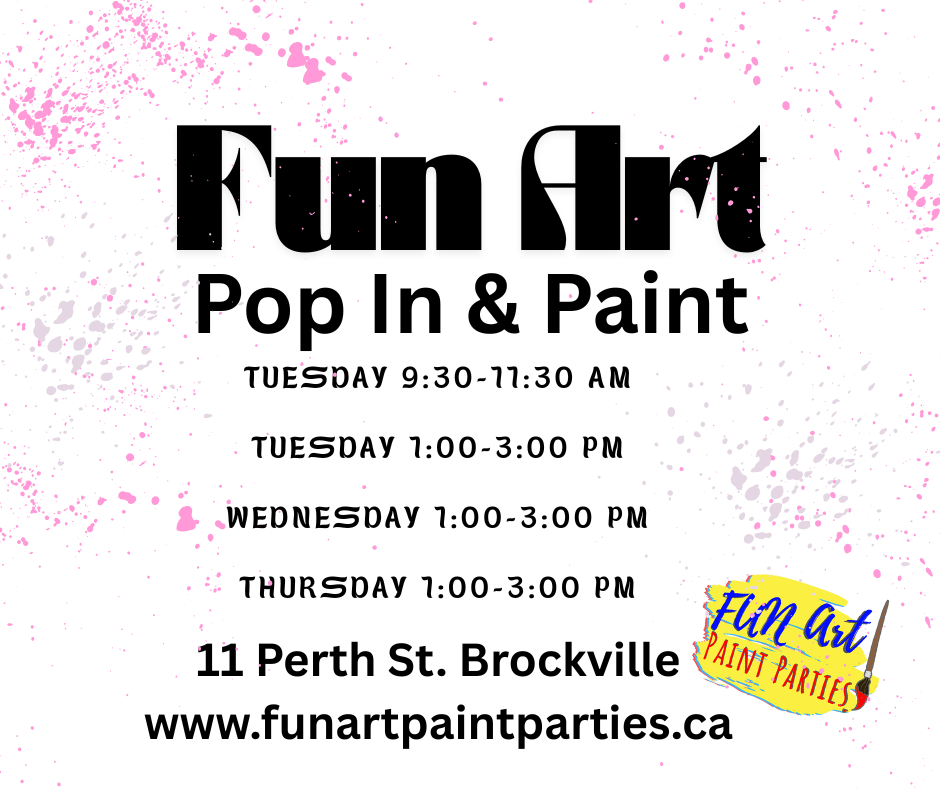 Adult Art Classes Pop in & Paint