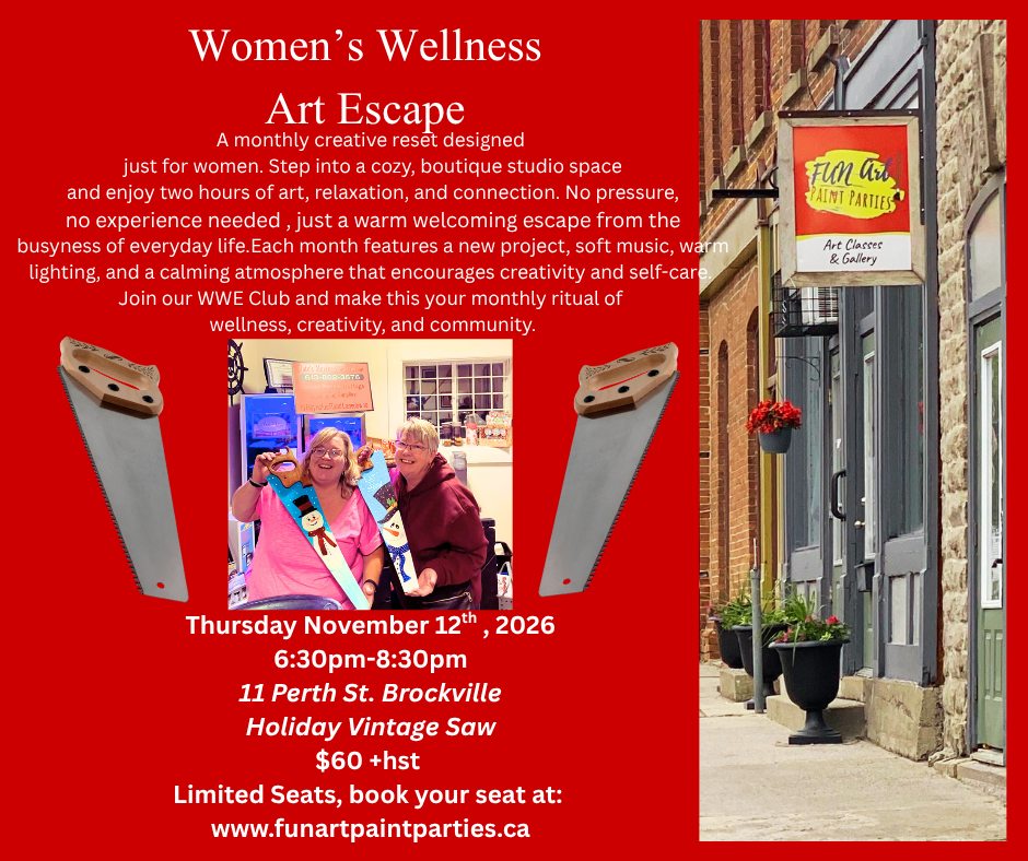 Women's Wellness Art Escape November