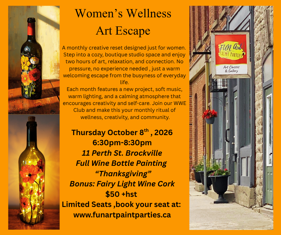 Women's Wellness Art Escape October