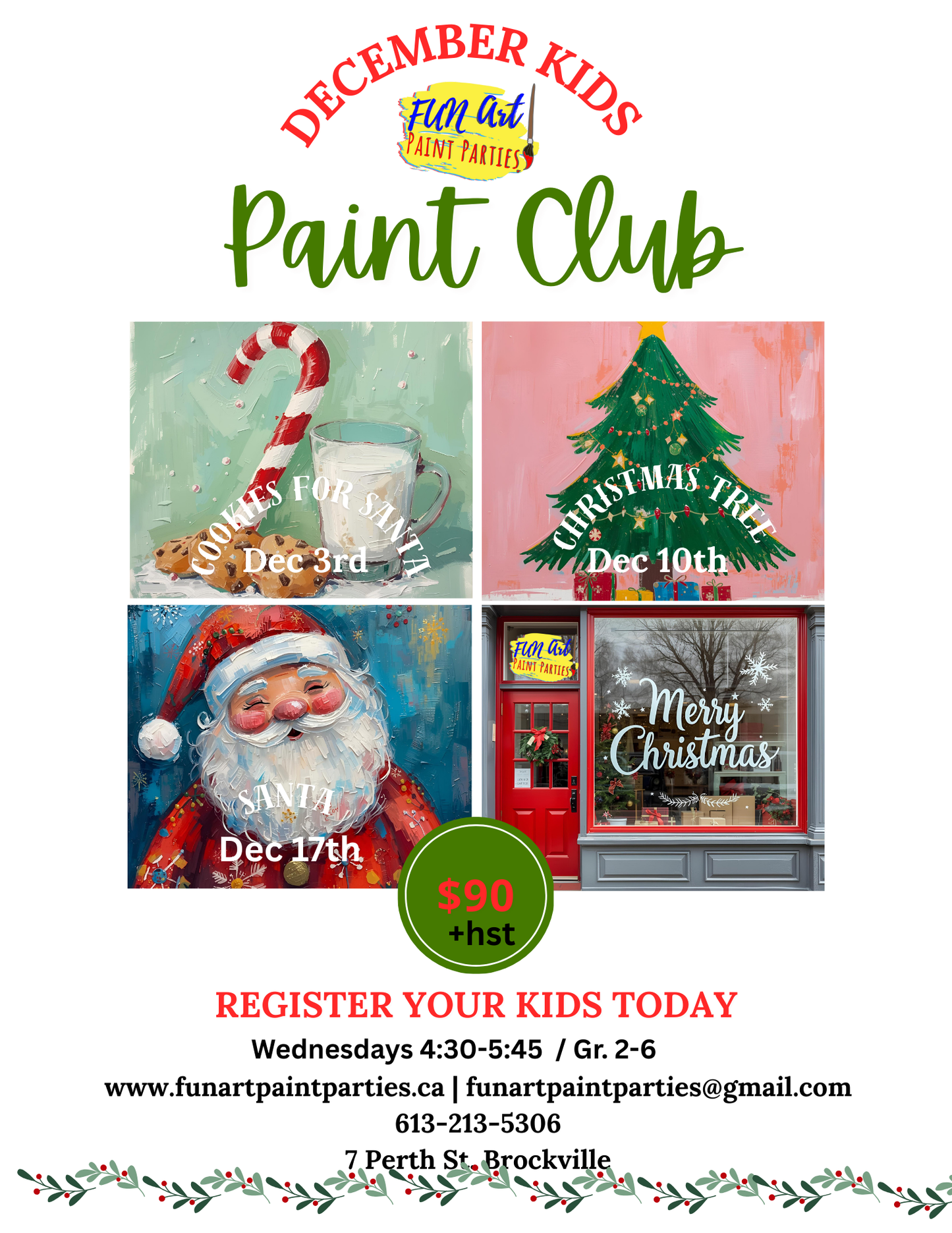 December Kids Art Club