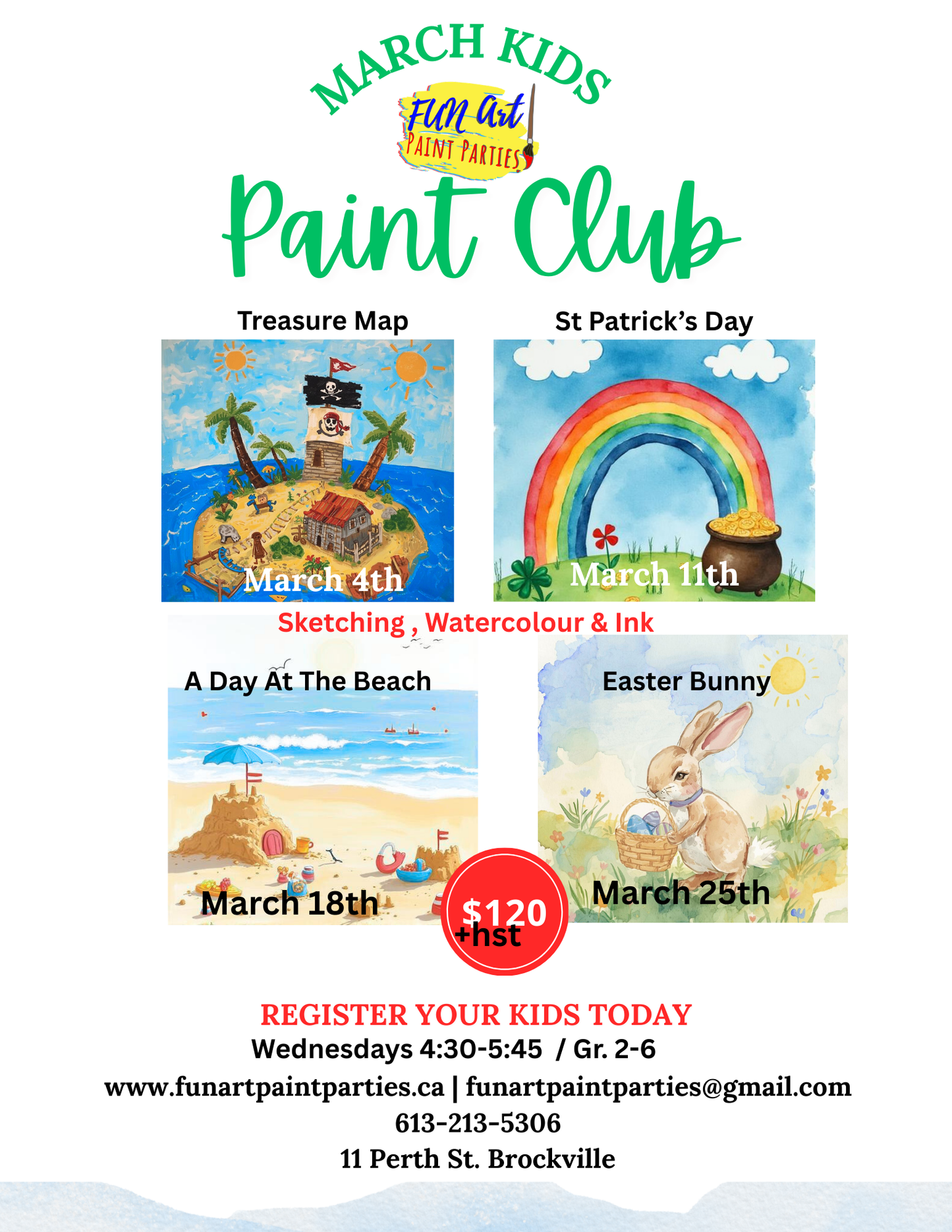 March Kids Club Wednesdays
