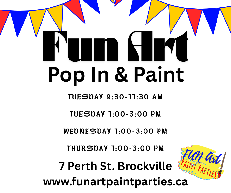 Adult Art Classes Pop in & Paint