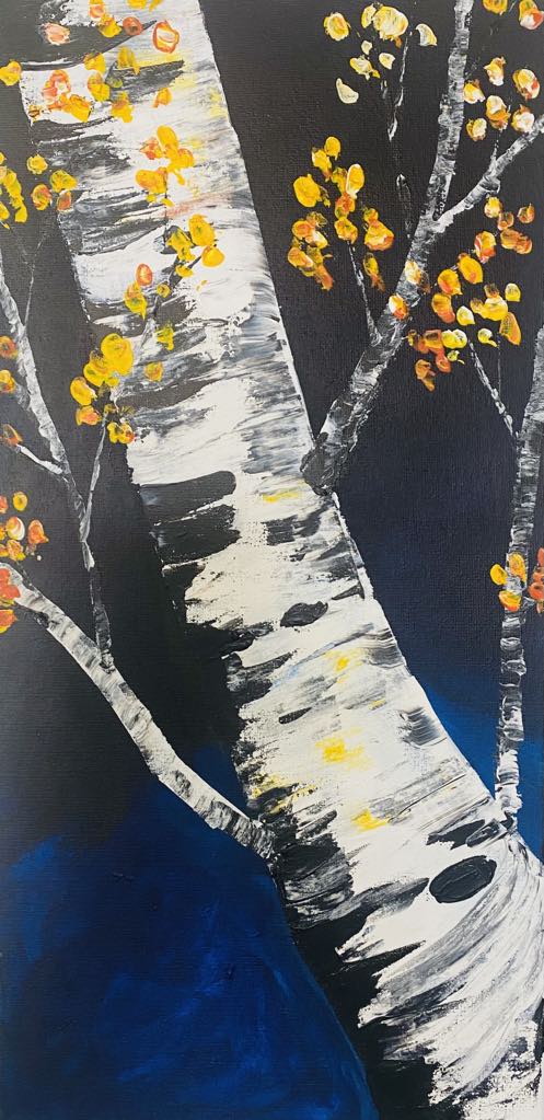 Birch Tree Trunk