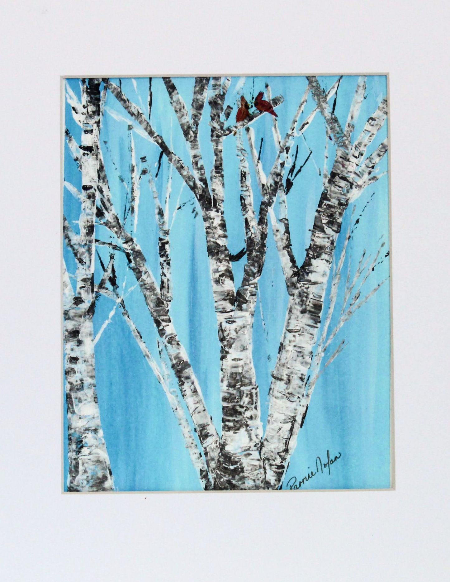 Winter birch