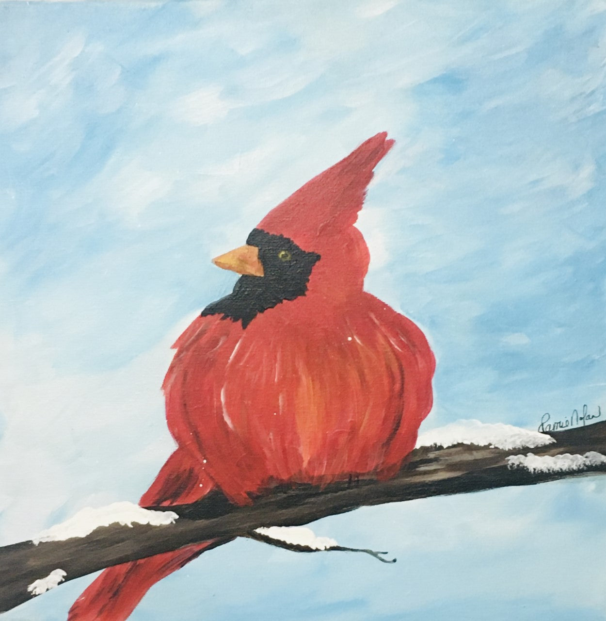 Cardinal in Winter