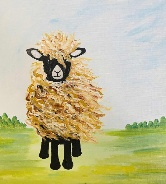 Windy Day Sheep