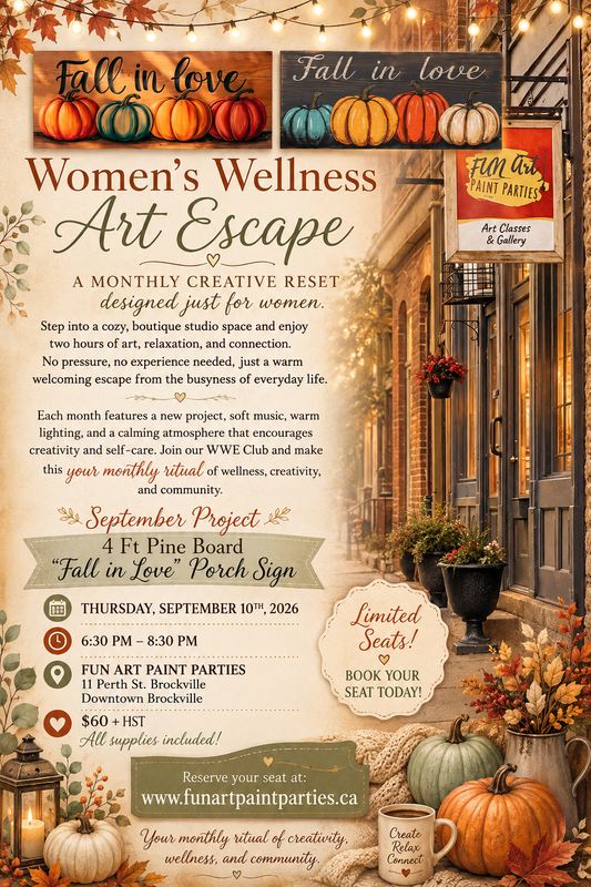 Women's Wellness Art Escape September