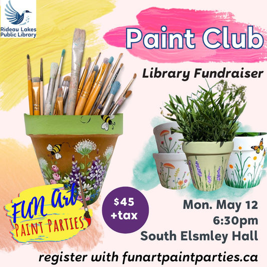 RLPL South Elmsley Paint Club Clay Pots
