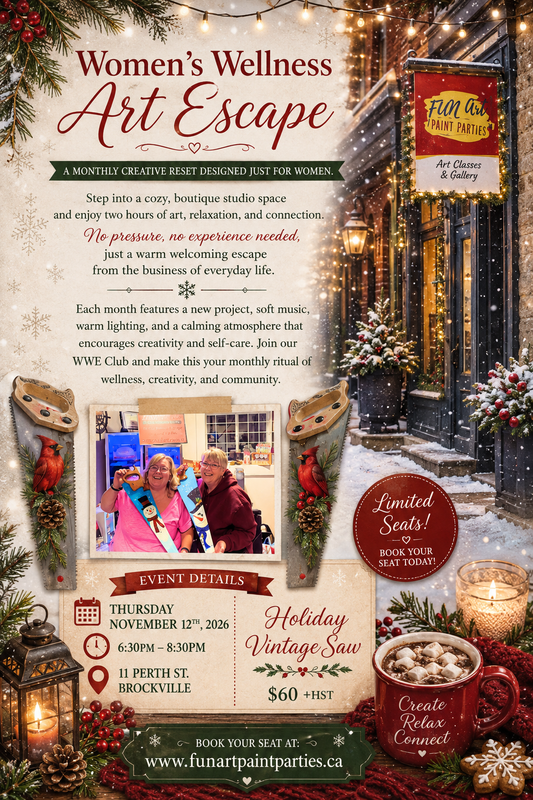 Women's Wellness Art Escape November