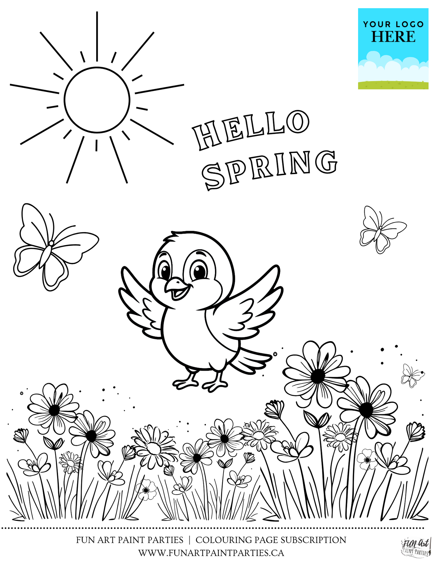 Weekly Colouring Page Program for Group Homes &  Day Programs