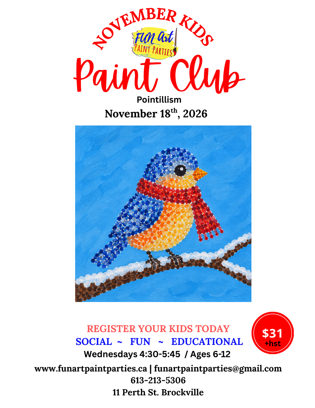 Pointillism - November 18th