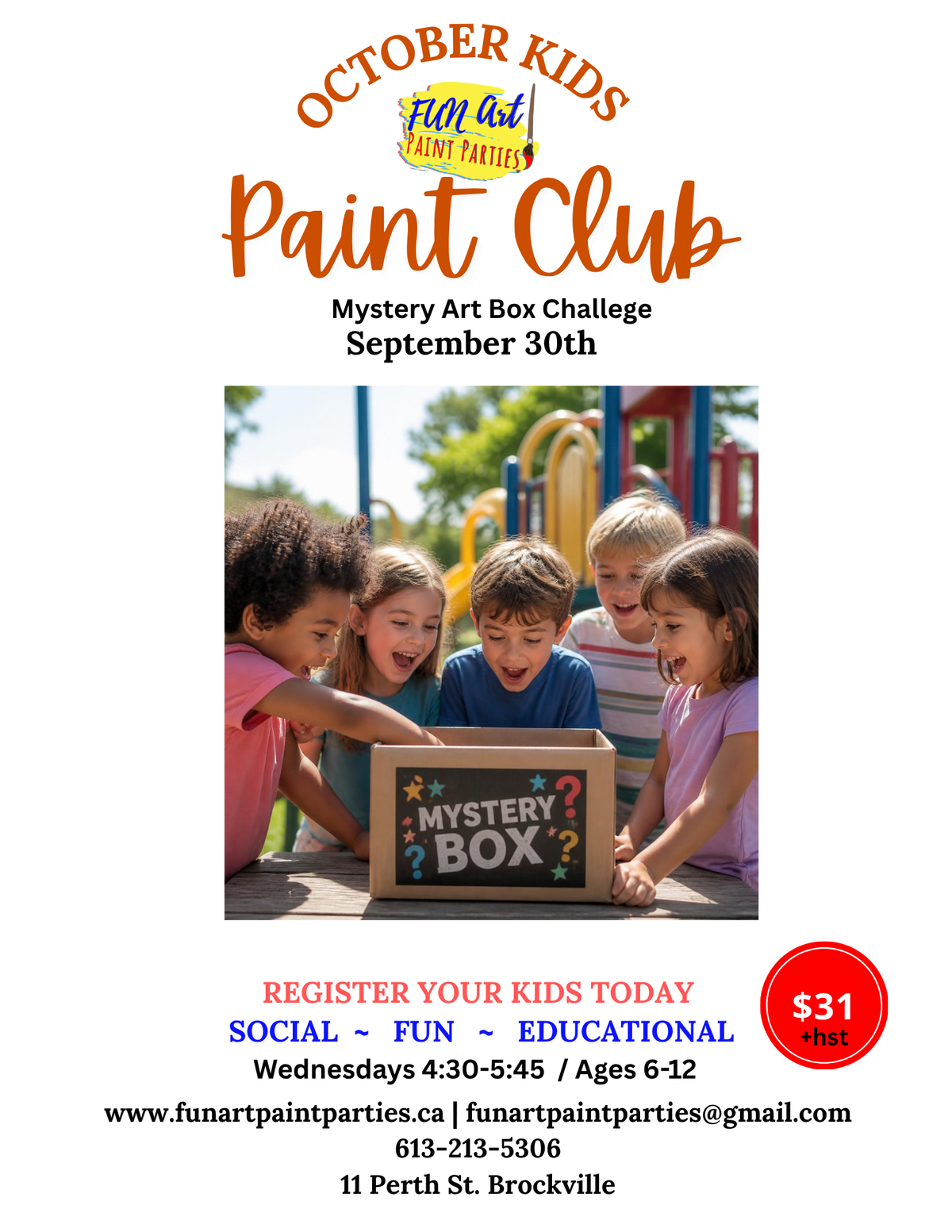 Mystery Box Art Challenge- Single Class