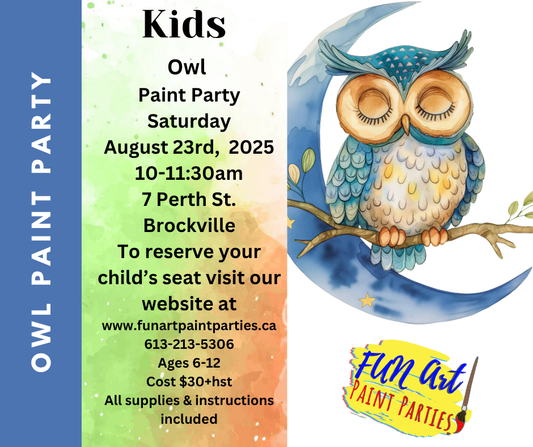 Kids Owl August 23rd