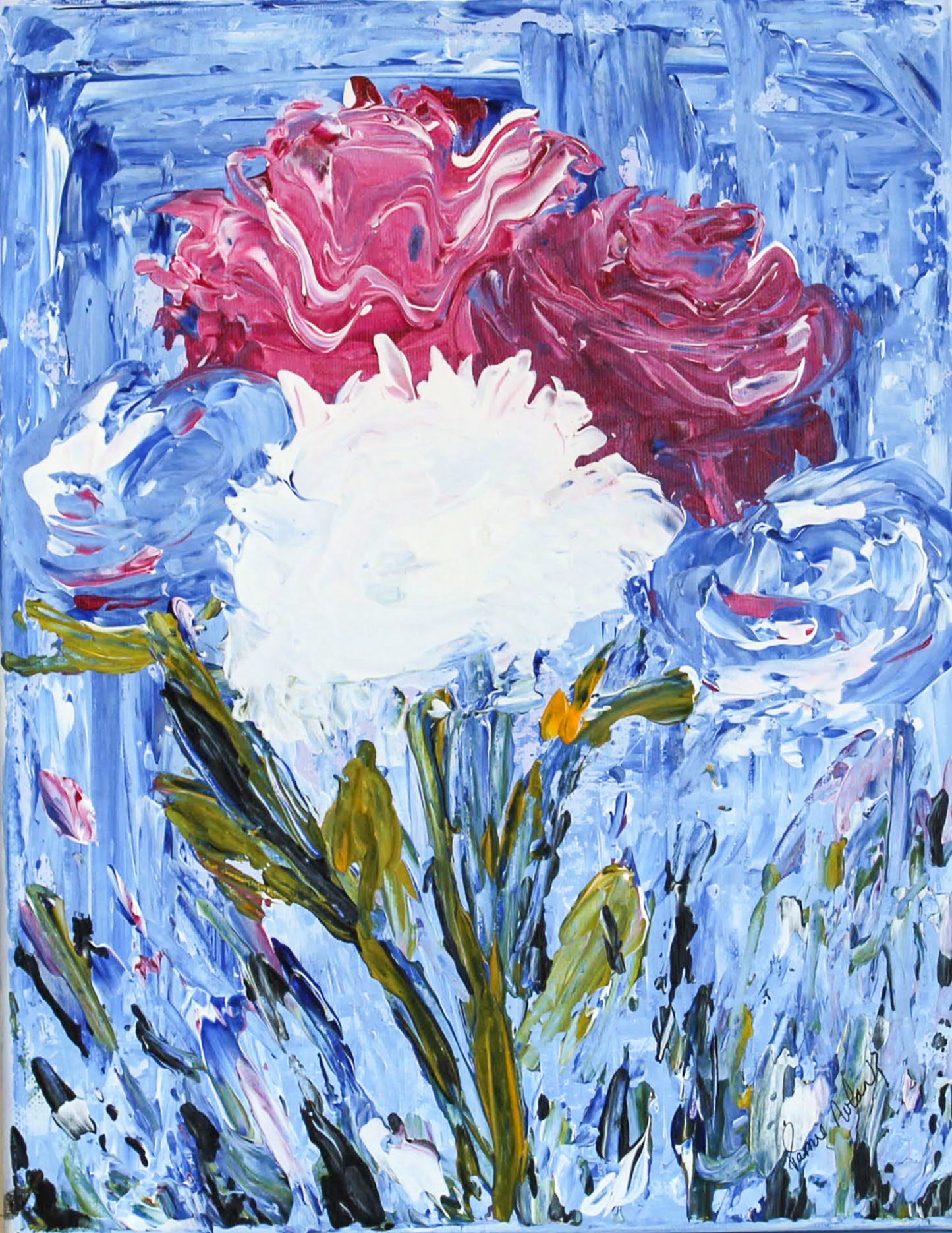 Spring Bouquet Palette Knife